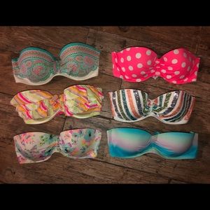 Victoria’s Secret Strapless Swim Tops